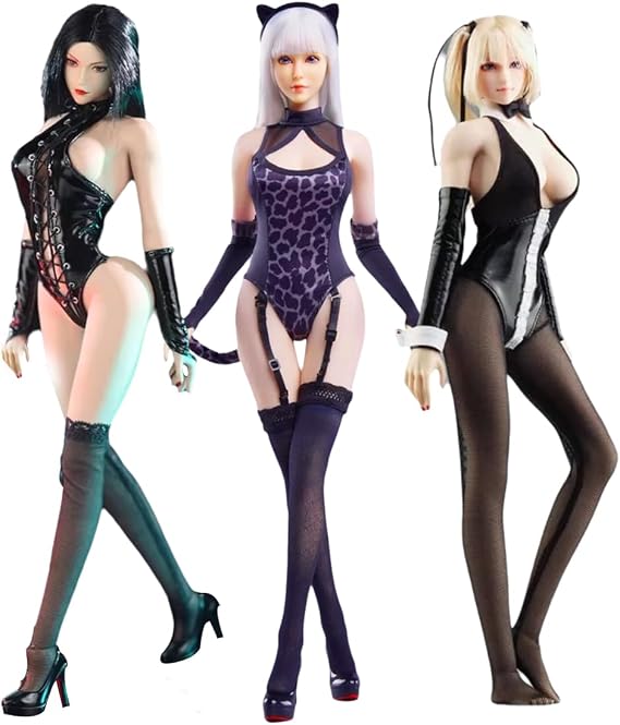 HiPlay JIAOUDOLL JOQ-10E-BS, European Body & Large Bust, Wheat Skin, 1/6 Scale Female Seamless Action Figure Body
