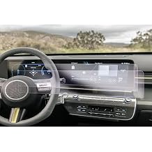 2024 Gösterge Panel ve Bilgi Ekranı 9H Nano Ekran Koruyucu Hyundai Kona ile uyumlu