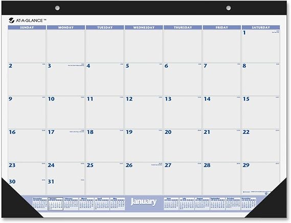 AT-A-GLANCE Desk Pad Calendar 2016, 12 Months, 21-3/4 x 15-1/2 Inches (SW200-00)