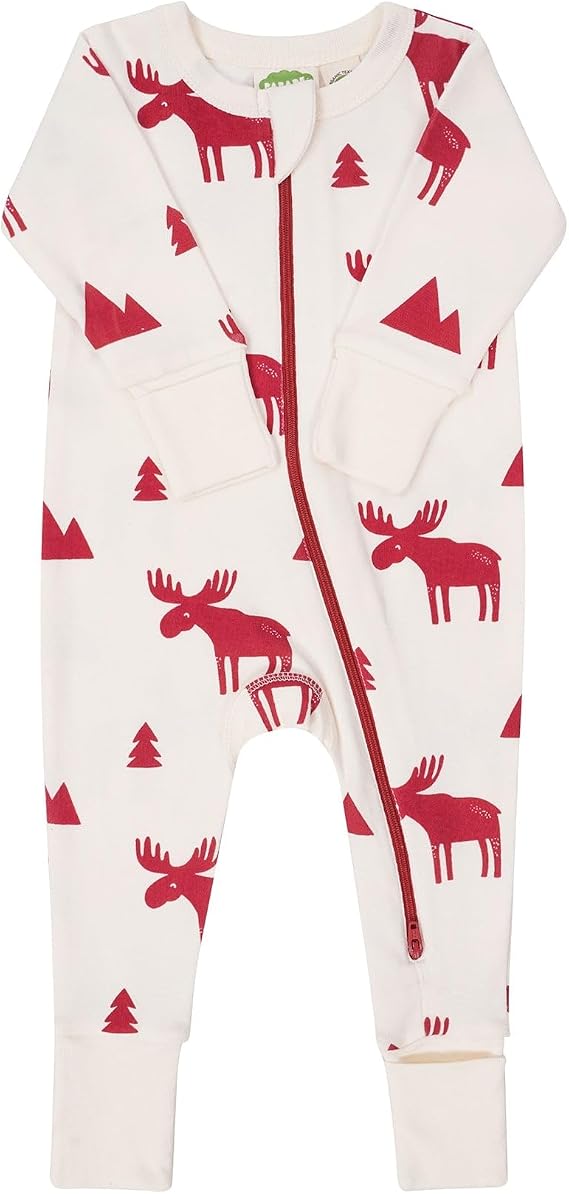 PARADE Organic Signature Print '2-Way' Zip Romper - Winter