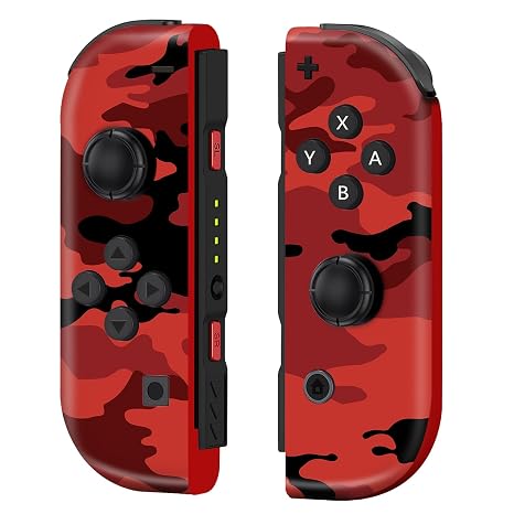 LIELIELV For Nintendo Switch Controller,Wireless Controllers For Switch,Camo Red