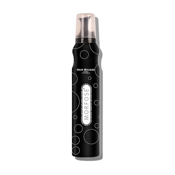 Morfose Hair Mousse - Voluminous Hair Styling Foam for Women and Men - Special Formula Mousse for Hair Styling - Stronger Hold and Volume Boosting (6.76 Fl oz, Extra Strong)
