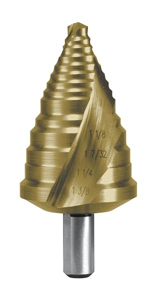 RUKO 101706T Step Drill, HSS-TiN, Size 6