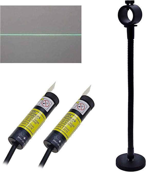 Sewing Guide Green Line Light Module Generator Projector Light Replacable USB for Garment Production Cloth Fabric Sewing Alignment