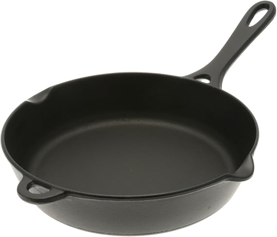 Iwachu 9-1/2" Cast Iron Frying Pan, Medium, Black