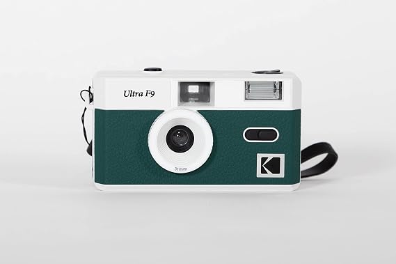 Kodak Film Camera, 1.4 inches 35 mm, Ultra F9, White x Green