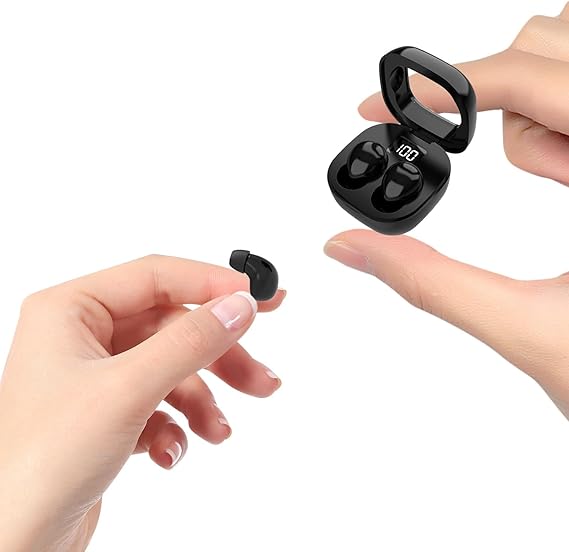 Small Mini Invisible Earbuds Wireless Bluetooth Ear Buds for Small Ears