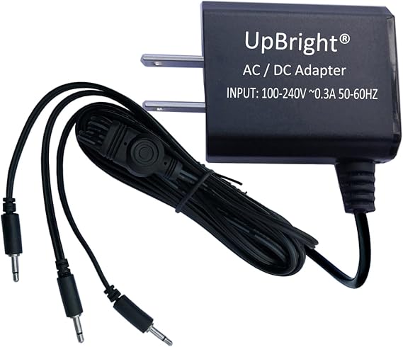 UpBright 3V DC AC Adapter Compatible with Lemax 54100 54100A 54100W UR4120030050G Enchanted Forest AY-3D-0.5-E Coventry Cove 54100KM Village Collection Christmas Spooky Town Carole Towne 87058 087058