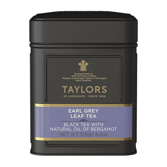 Taylors of Harrogate Earl Grey Loose Leaf Tin, 4.41 oz