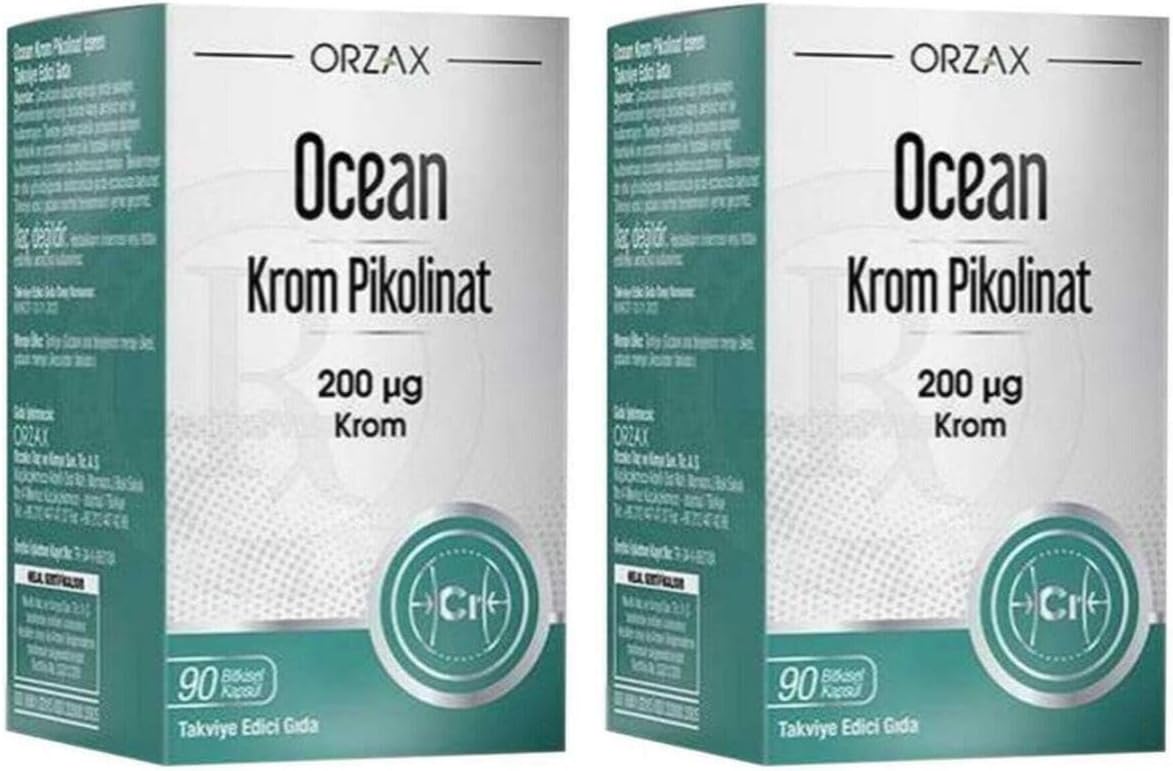 Ocean Krom Pikolinat 200 Mcg 90 Kapsül, 2 Adet