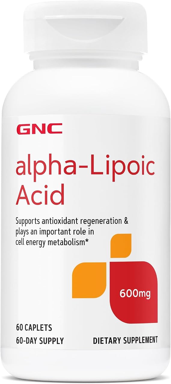 GNC Alpha-Lipoic Acid, 60 Count, 60 Servings