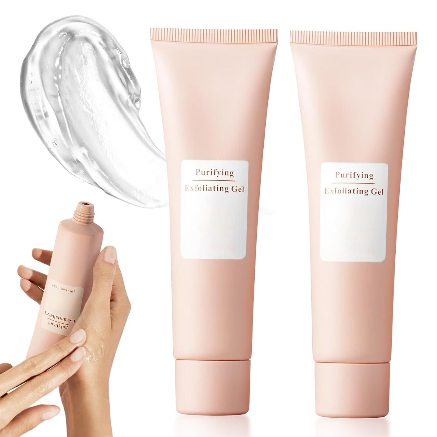 2025 New Purifying Exfoliating Gel, Facial Scrub for Body & Face, Moisturizing Gel Scrub Suitable for All Skin 50g, 2