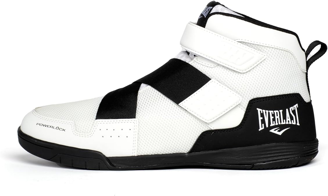 Everlast Powerlock X-Trainer Boxing Shoes, Lightweight Mesh, Shock Absorption, Competition & Training, Secure Fit