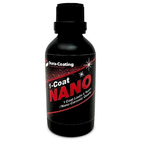 Dura-Coating 1 Coat Nano Ceramic - 60 ml, Lasts 4 Years - Advanced Formula and Expert Shine, Trusted by Top Auto Car Dealers, Made in The USA