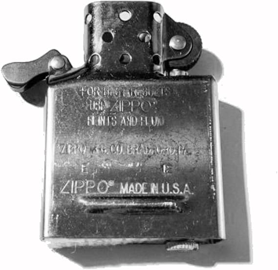 Zippo Silver Chrome Lighter Replacement Insert Windproof Insert Only