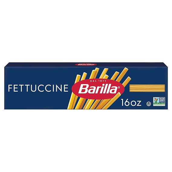 Barilla Fettuccine Pasta, Non-GMO Kosher Pasta, 16oz.