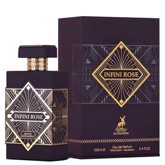 Infini Rose by Maison Alhambra for Unisex - 3.4 oz EDP Spray