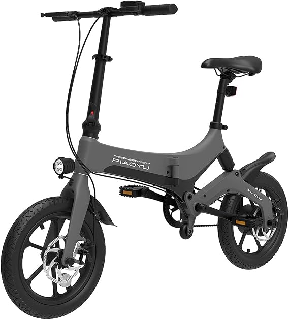 ONEBOT Electric Bicycle GNS6L Folding Bike with Pedals 16" Wheels 7.8Ah Removable Lithium Battery Magnesium Alloy Frame with Design Patent