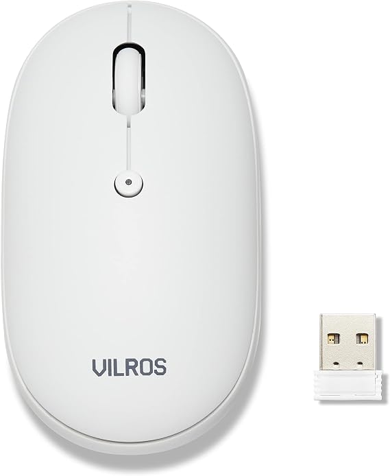 Vilros Dual Mode Wireless & Bluetooth Mouse- Great for Raspberry Pi