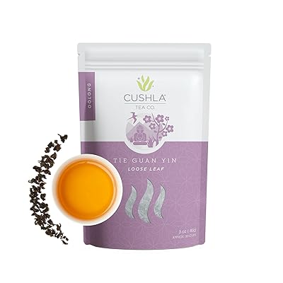 Tie Guan Yin Oolong Whole Loose Leaf - Ti Kuan Yin - Iron Goddess of Mercy Oolong Tea
