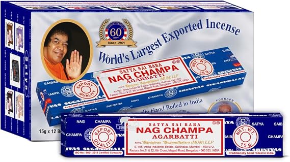 Satya Nag Champa 250 GMS Incense Stick By Shrinivas Sugandhalaya LLP Mumbai