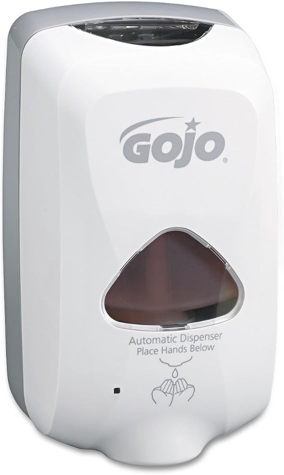 GOJO 274012 TFX Foam Soap Dispenser, 1200ml, 4 1/10w x 6d x 10 3/5h, Gray