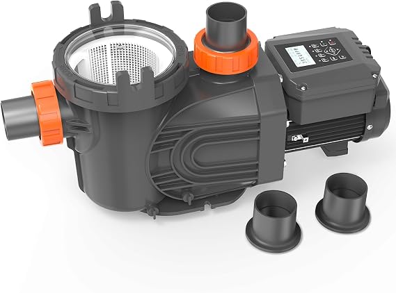 2.5HP Energy Efficient Variable Speed Pool Pump for Inground Pools 220v | Permanent Magnet Motor for Energy Savings, up to 10567 GPH High Flow, Quiet Self-Priming Pump with Timer and Filter Basket