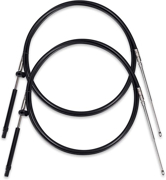 2pcs Gen1/Gen2 Boat Throttle and Shift Cables For Mercury 600A/4000 Control