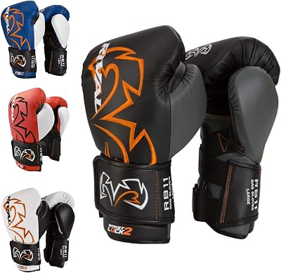 RIVAL Boxing RB11 Evolution Bag Gloves, Hook and Loop Closure - 1.25 of Closed Cell Foam Padding for Intense Heavy Bag Use