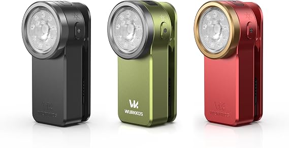 Wurkkos HD03 Pocket Flashlight Black Green and Red