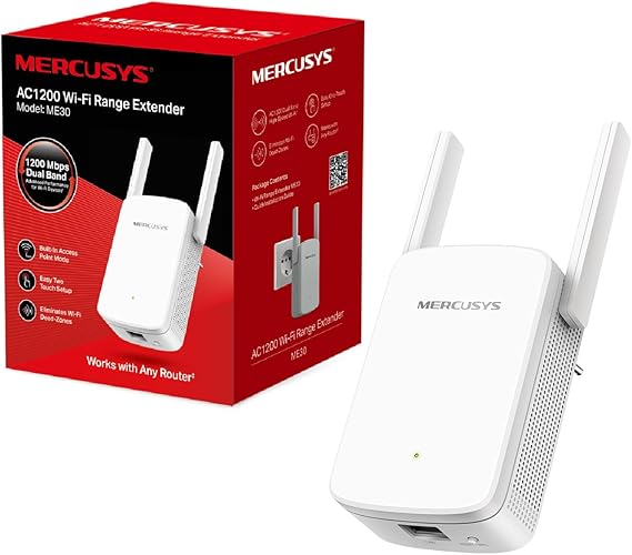 Mercusys Me30 Ac1200 Wi-Fi Range Extender