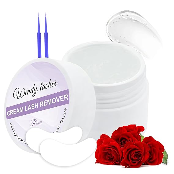 Lash Artists Remover for Eyelash Extensions: Clear, 10 ml, Effectively, Rose-flavored