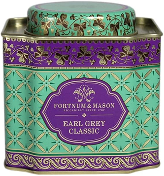 FORTNUM & MASON, Earl Grey Loose Leaf Decorative Caddy, 125g