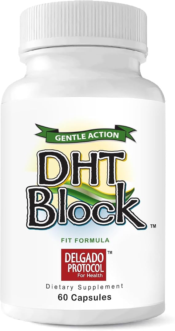 DHT Block - DHT Blocker Supplement for Skin, Acne, Hair, and Hormonal Balance. Dim, Astragalus Root, Turmeric, Natural Ingredients. For Men and Women - 60 Vegan Capsules