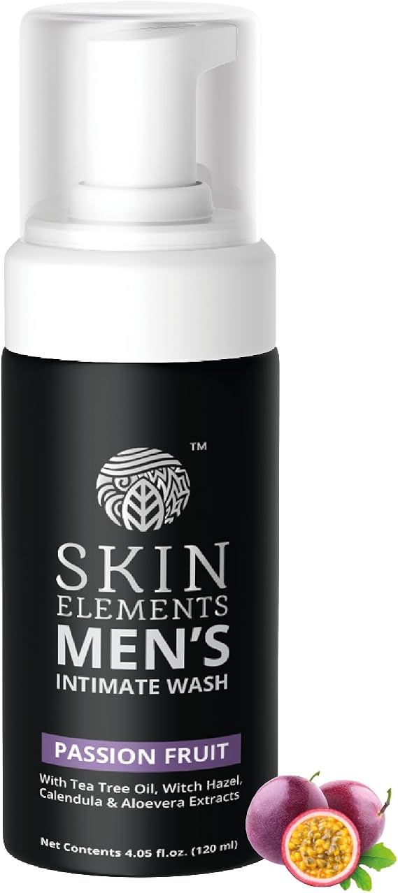 Skin Elements Foaming Men’s Intimate Wash | Passion Fruit | 4.05 fl oz