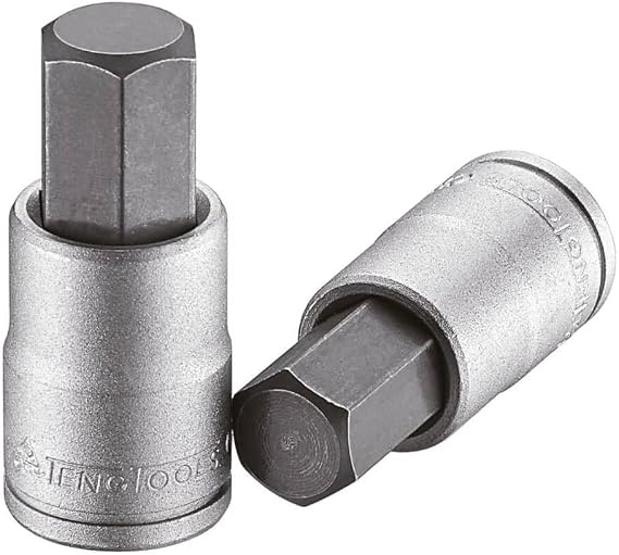 Teng Tools 1/2 Inch SAE 1/2 Inch Drive Hex Chrome Vanadium Socket | Mechanic Tool | Hand Tool - M121116-C