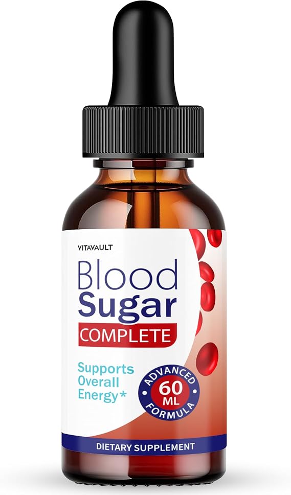 BloodSugar Complete Drops, BloodSugar Complete Supplement Liquid Drops - Maximum Strength, BloodSugarComplete Health & Wellness All Natural Formula, BloodSugar Healthy Drops Reviews (1 Pack)