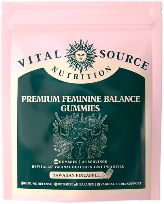 Vital Source Nutrition - Premium Feminine Balance Gummies - 60 Gummies