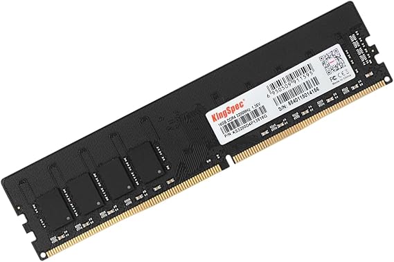 KingSpec 16GB DDR4 RAM 3200MHz for Desktop - Plug-and-Play, Home & Office Use, Standard Version, 288-Pin DIMM CL18 1.35V Computer Memory Compatible with Most Intel/AMD PCs
