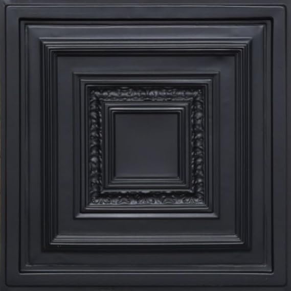 Antyx Black (24x24 PVC) Ceiling Tile