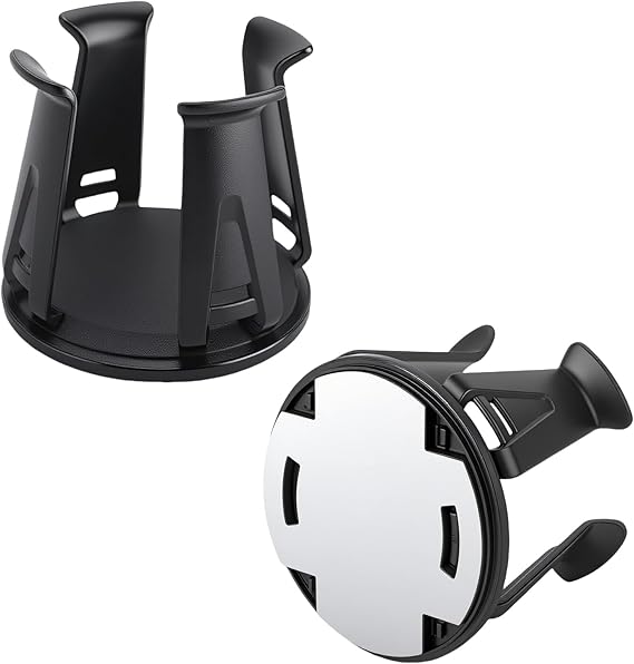2PCS Car Cup Holders Universal Drink Holder for Ventilation Bottle Stand | Self-Adhesive Drink Holder with Adjustable Clamping Arms, Multifunctional Bottle Holders for Water Coffee Juice