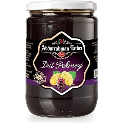 Abdurrahman Tatlıcı Dut Pekmezi Cam Kavanoz 800g