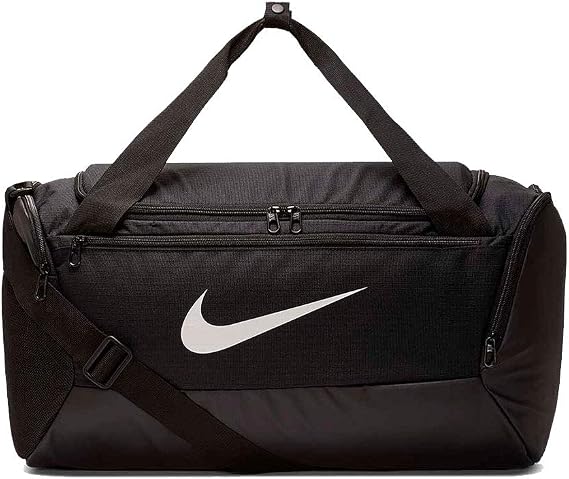 NIKE BA5957-010 Brasilia Gym Bag Unisex Adult Black/Black/White Size 1SIZE