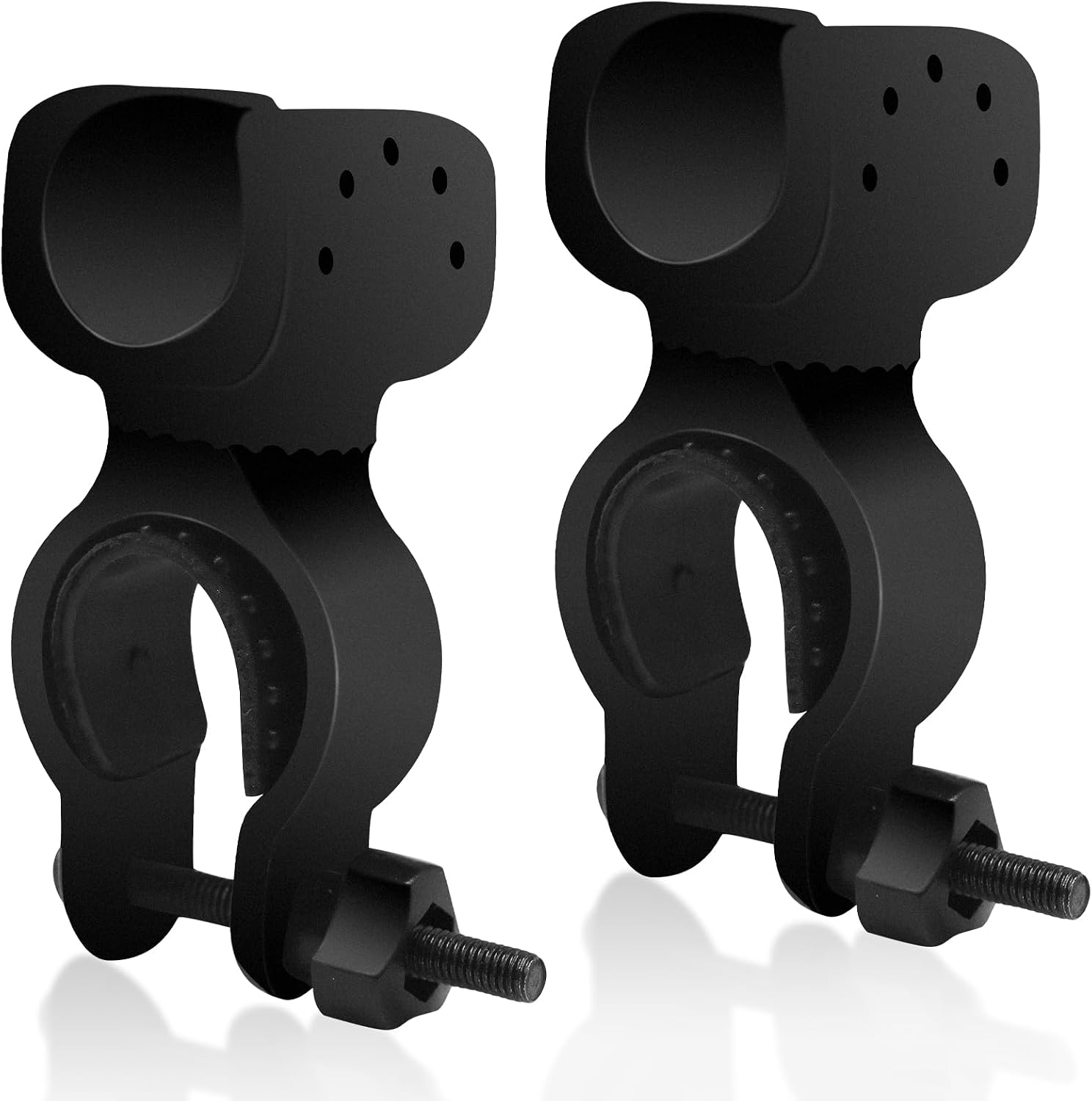 2 Pcs Cane Holder for Walker Walking Stick Folder Black Cane Holder for The Walker for Wheelchairs Electric Scooters Elderly Walkers