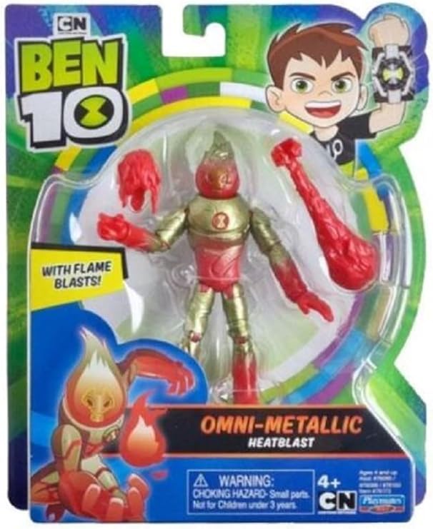 Ben 10 Ben10 Aksiyon Figürleri Metalik Tema Heatblast Ben66A10