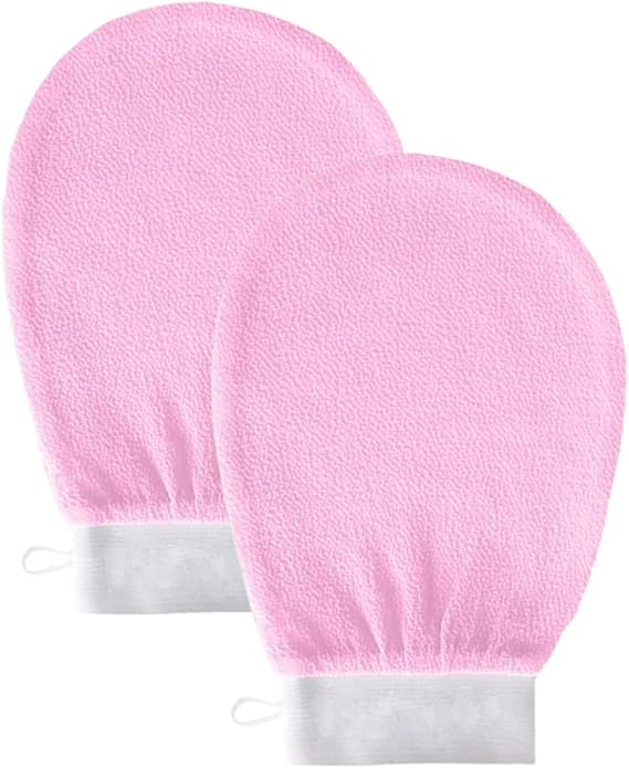 Exfoliating Gloves for Body to Remove Dead Skin, Body Scrub Gloves for Exfoliating Shower