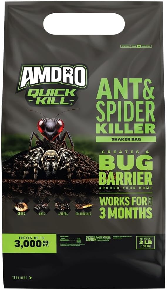 Amdro Kills Ants & Spiders Granules Shaker Bag 3lb (Pack of 2)