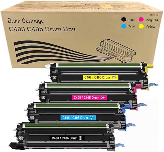 SAIDING C400 C405 Drum Unit Compatible 108R01121 Imaging Unit 4 Pack | 108R01121 Drum Compatible with Xerox Versalink C400 C405 Phaser 6600 6600DN Workcentre 6655 6605(Black Cyan Magenta Yellow)