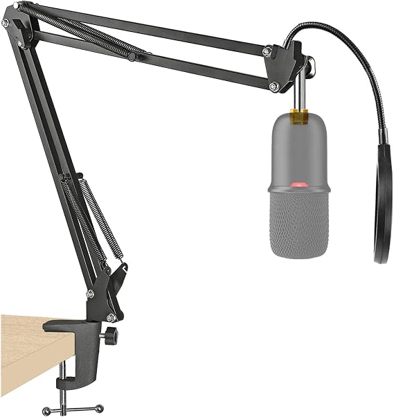 SUNMON Solocast Mic Stand with Pop Filter For HyperX Solocast Microphone