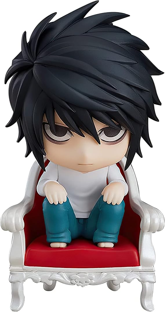 Death Note Figure Q Version Clayman Figure,4" L Figure PVC Changeable Face Movable Figure Statue Ornaments 